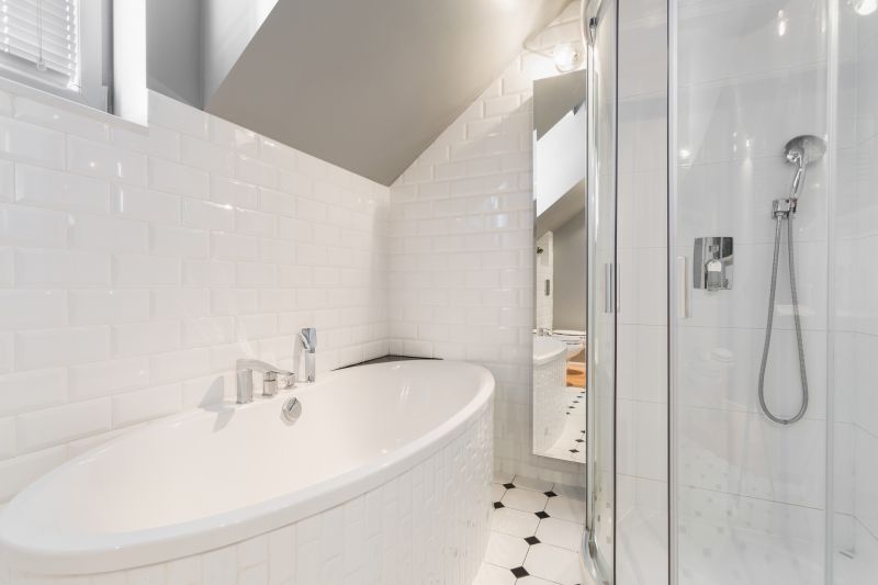Space-Saving Shower-Tub